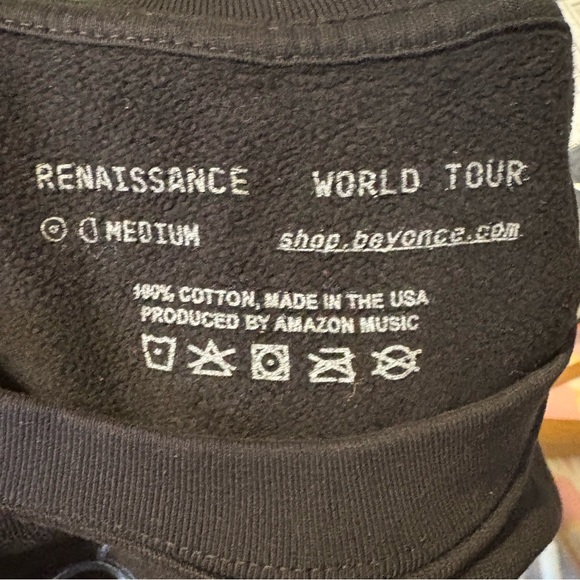 NWOT Beyoncé Renaissance World Tour Sweatshirt - Picture 7 of 7